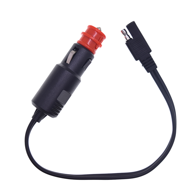 Car cigarette lighter plug to sae cable
